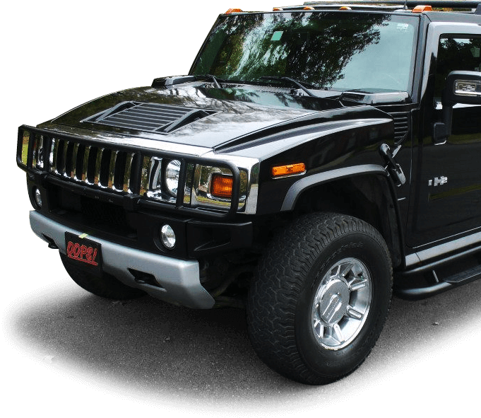 newly washed black hummer