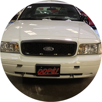 detailed white ford